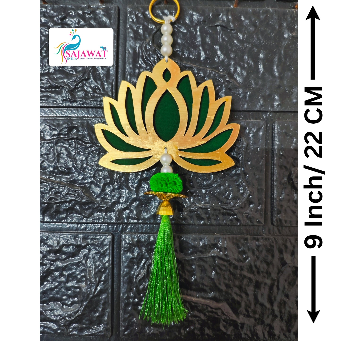 Green Tassel Set – 5 Pieces Handcrafted tassels to add freshness and a natural, calming touch to your decor