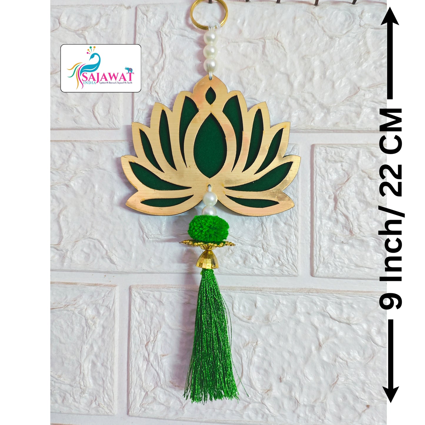Green Tassel Set – 5 Pieces Handcrafted tassels to add freshness and a natural, calming touch to your decor