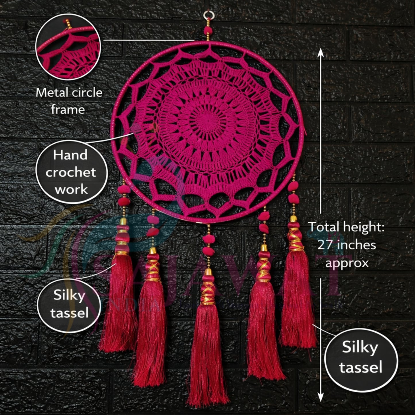 Rani magenta magic. Bold vibes, dreamy nights & handmade beauty all in one