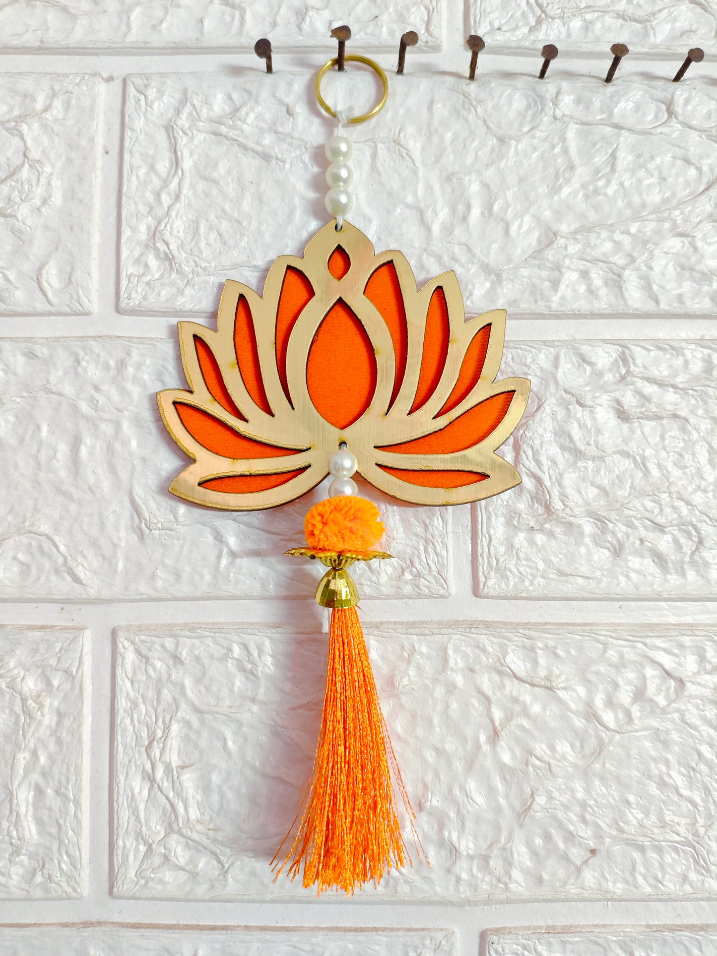 Orange Tassel Set – 5 Pieces Handcrafted tassels to add warmth and style to your decor