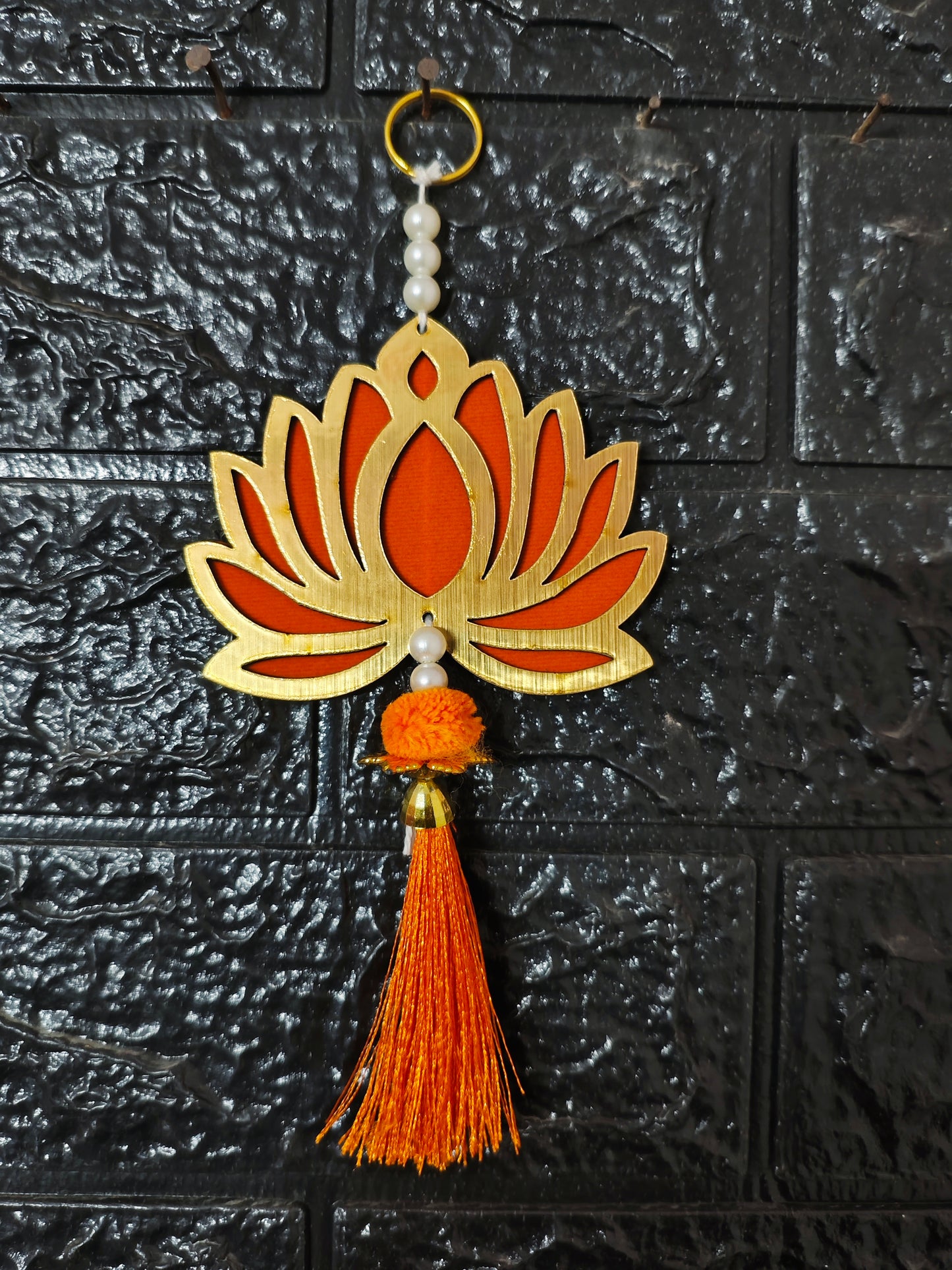 Orange Tassel Set – 5 Pieces Handcrafted tassels to add warmth and style to your decor