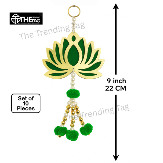 12 Piece Lotus Guchha Set Multicolor